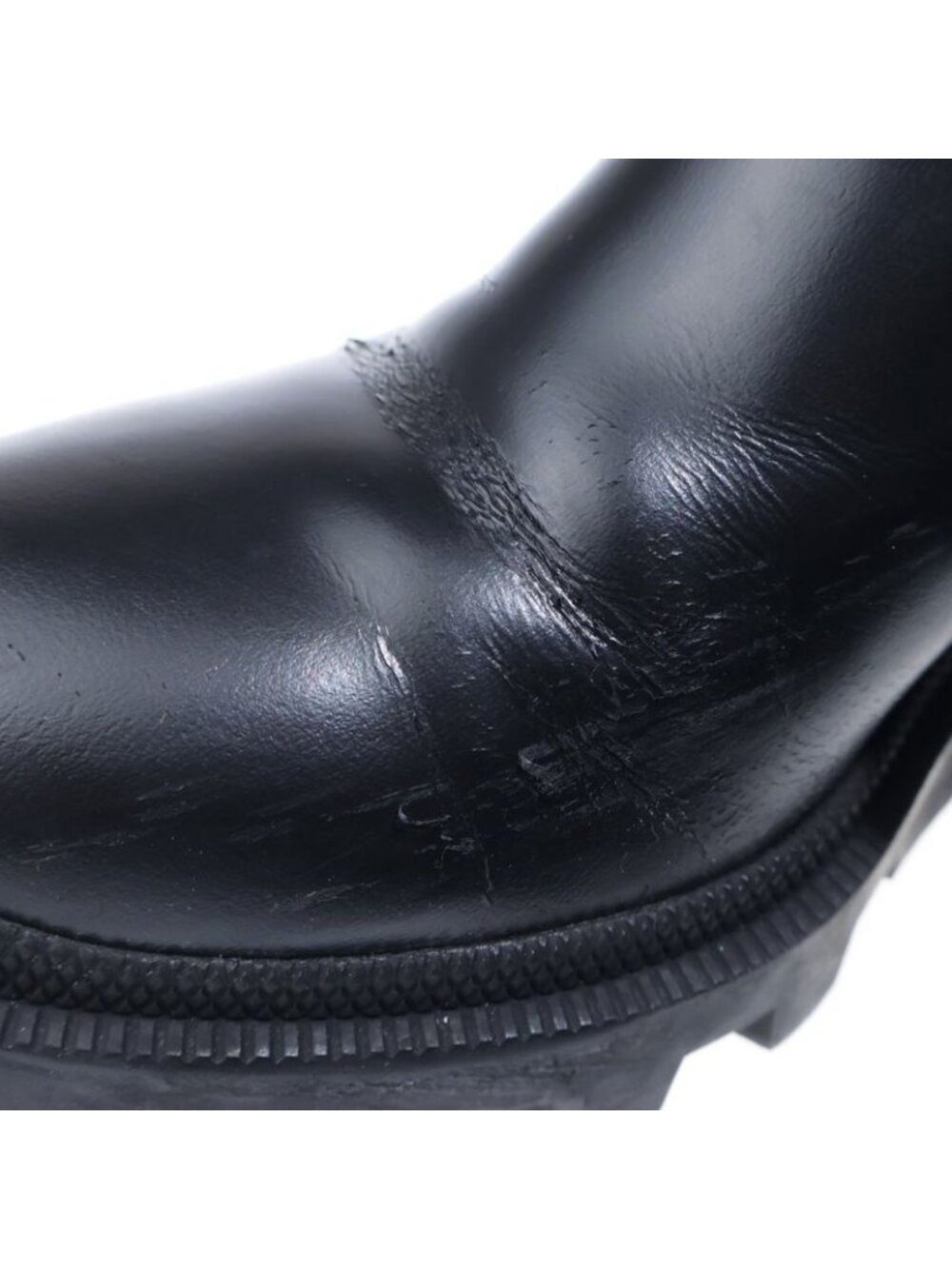 Gucci GG Marmont Bijou Crystal Decoration Leather Side Gore Short Boots Black - Picture 6 of 6